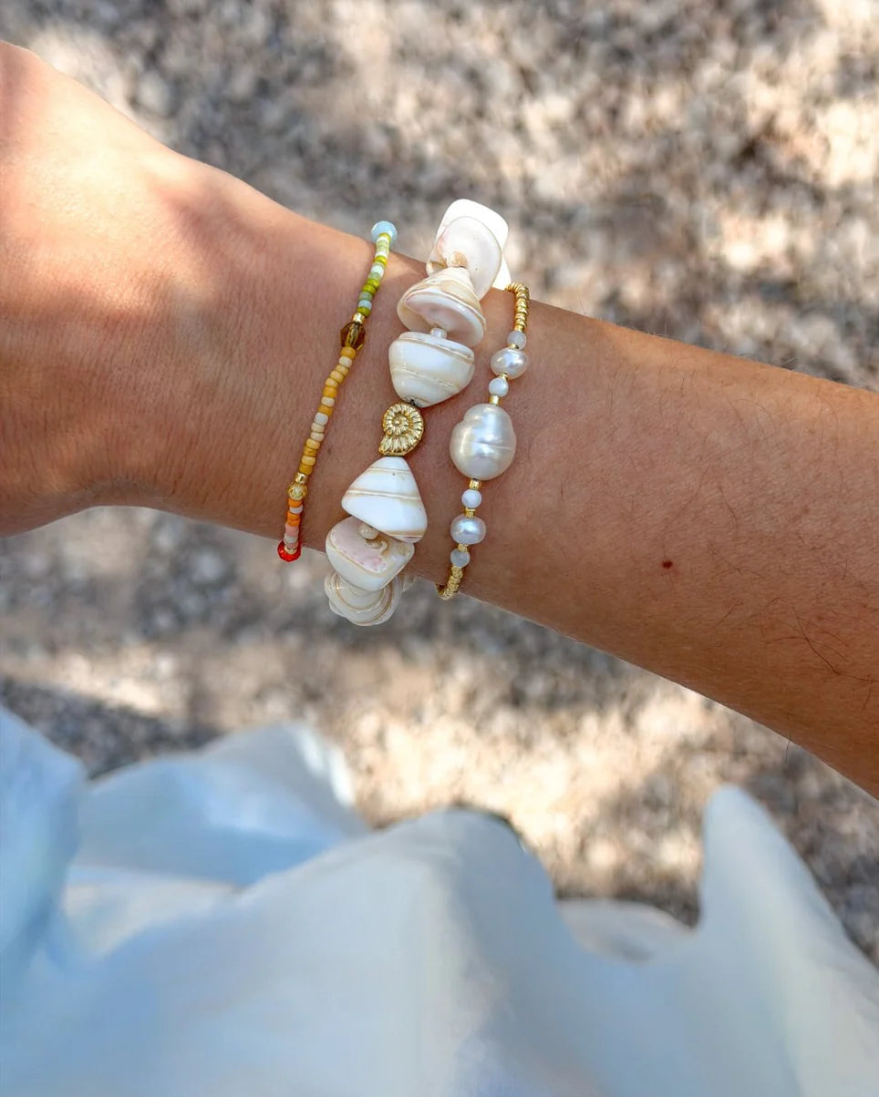 Le Veer Salty Shell Armband