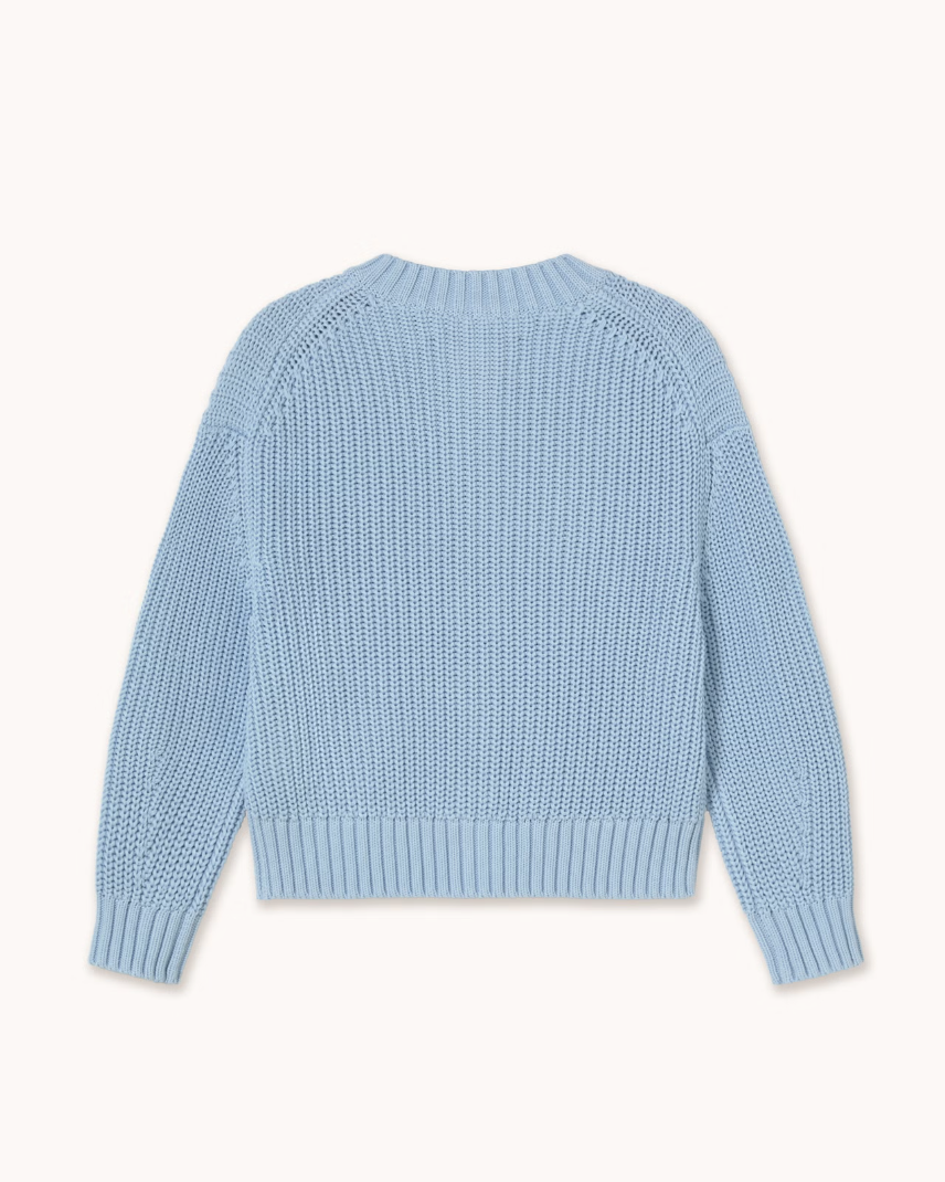 The Tiny Big Sister Round Neck Cardigan