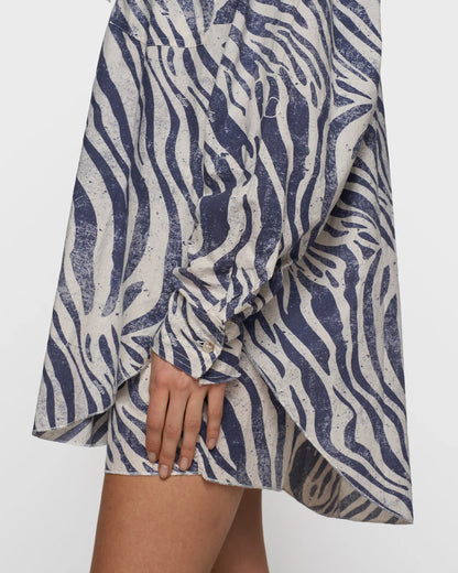 10DAYS Zebra Voile Blouse