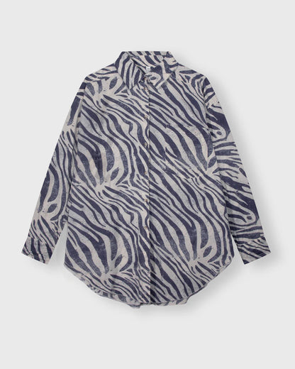 10DAYS Zebra Voile Blouse
