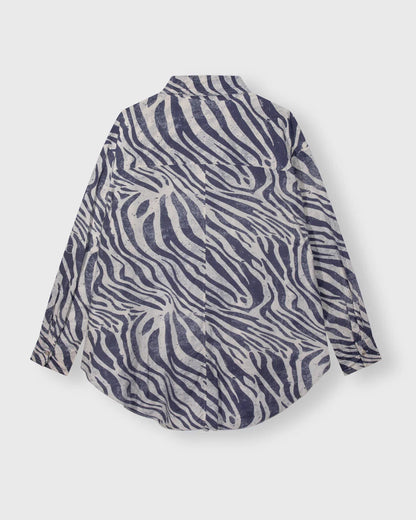 10DAYS Zebra Voile Blouse