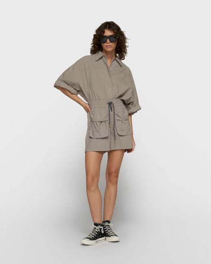 10DAYS Crinkle Utility Shorts