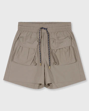 10DAYS Crinkle Utility Shorts Fog