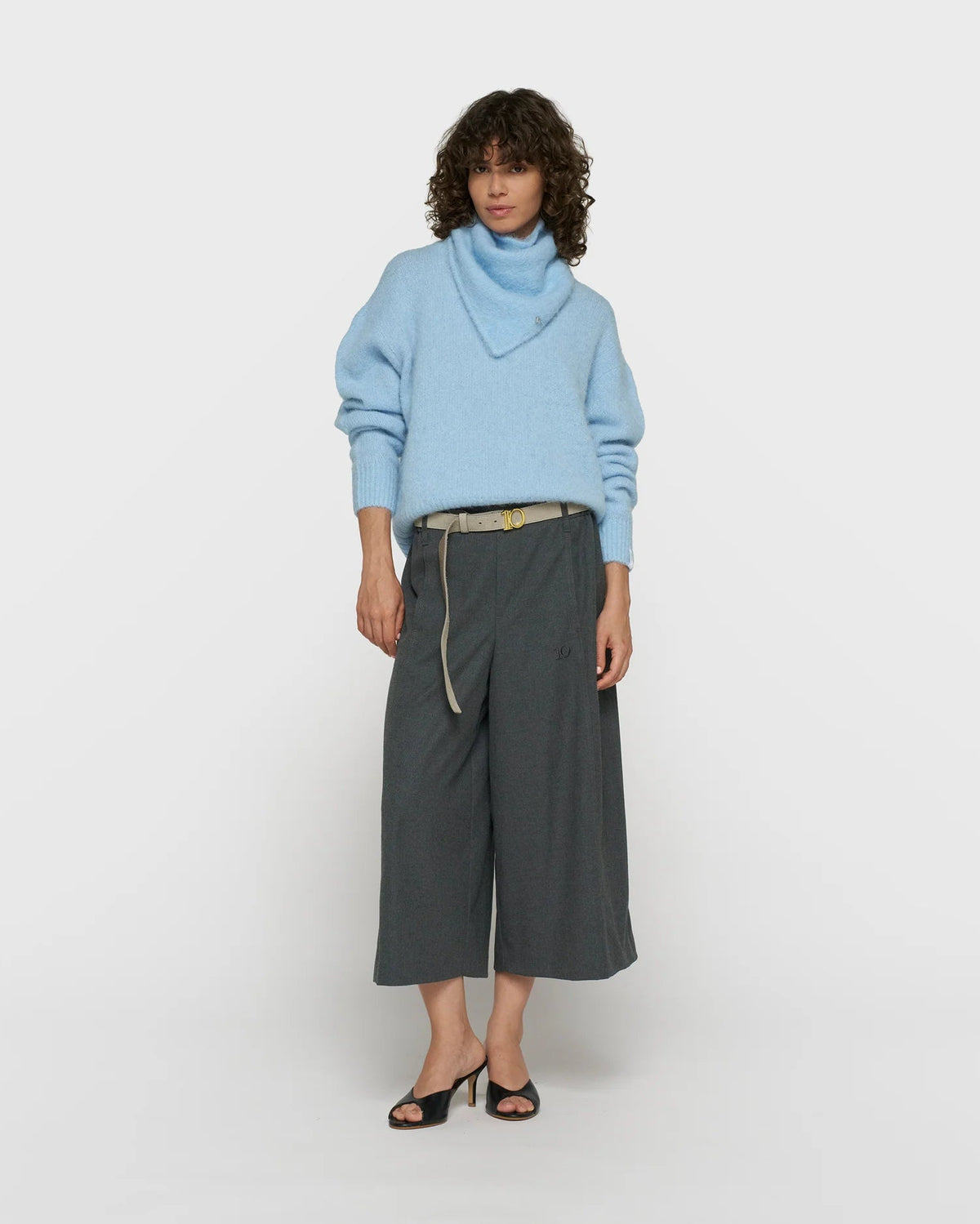 10DAYS Hairy knit sweater