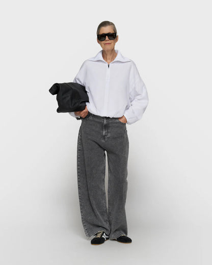 10DAYS Half Zip Balloon Top