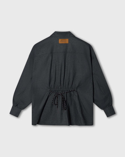 10DAYS Tie Blouse Antra Melange