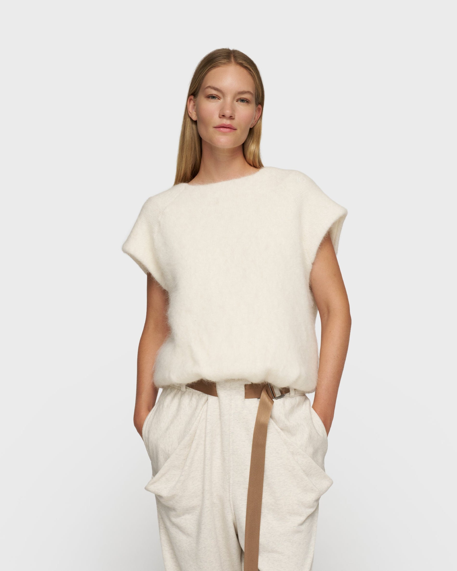 10DAYS Ballon Hairy Knit Top Truien & Vesten