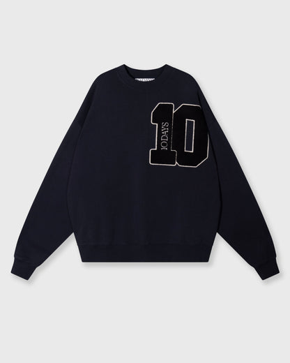 10DAYS Cropped Sweater 10 Black Truien & Vesten