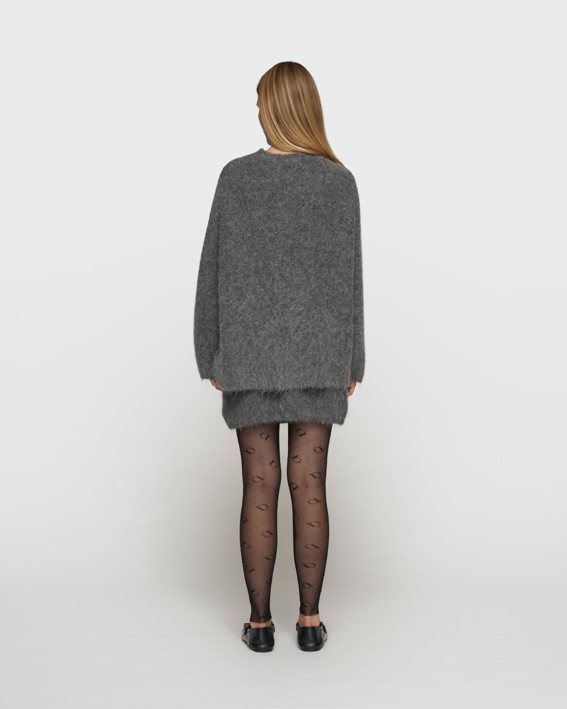 10DAYS Pleat Hairy Knit Sweater Truien & Vesten