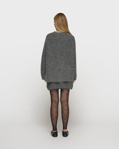 10DAYS Pleat Hairy Knit Sweater Truien & Vesten