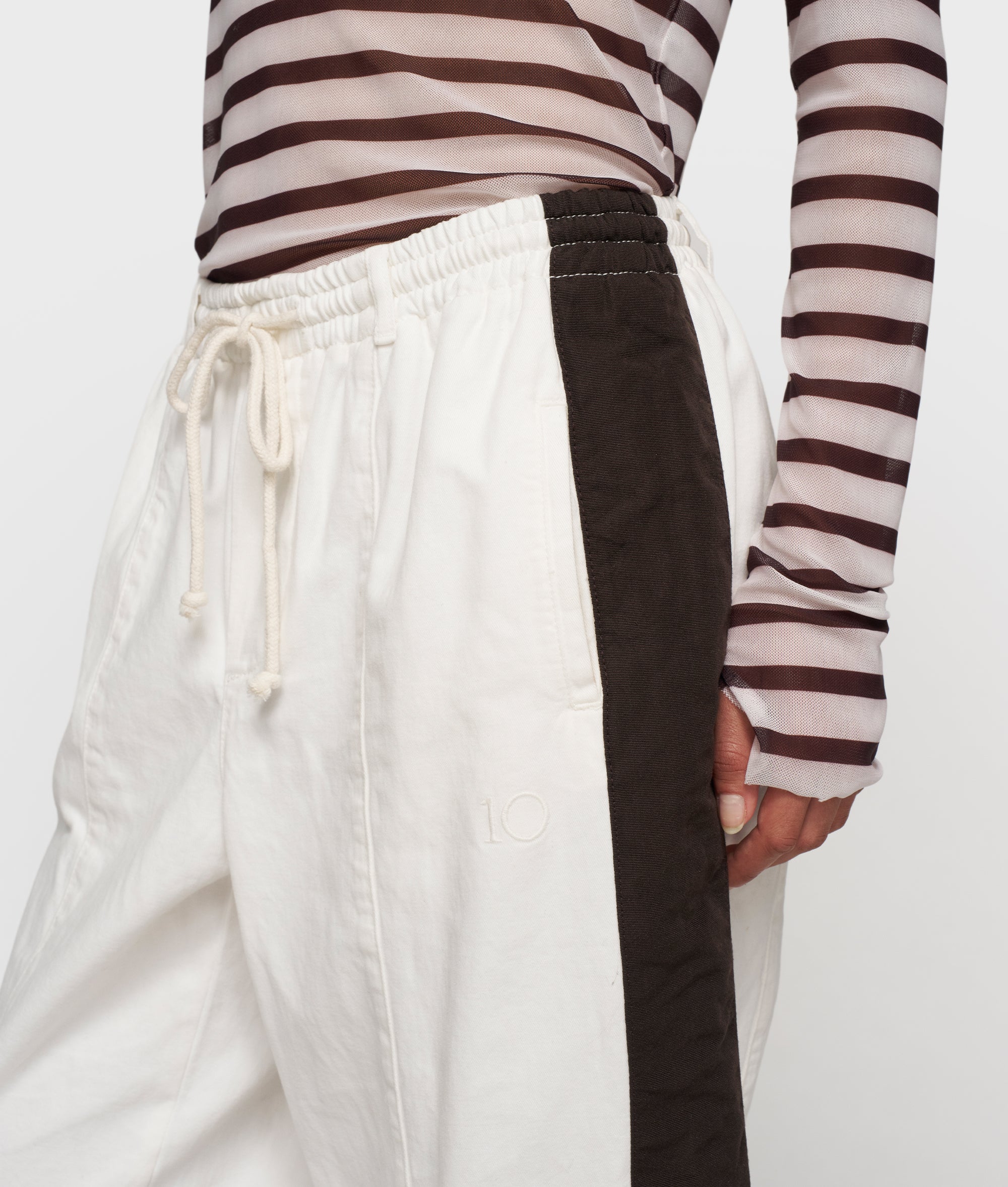 10DAYS Mesh long sleeve stripes Blazers & Jasjes