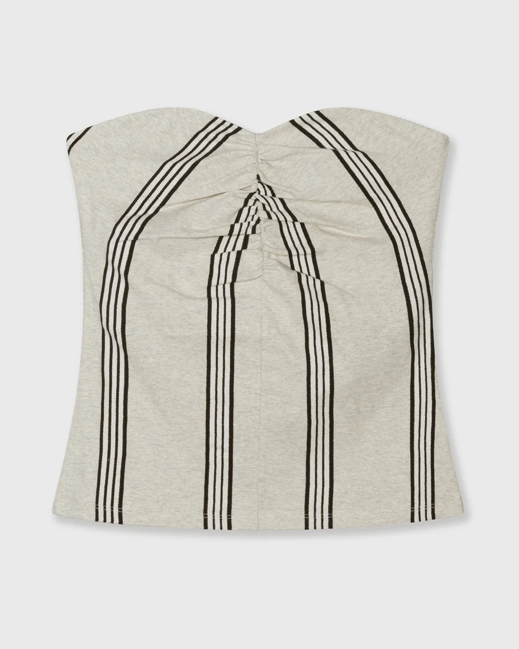 10DAYS Strapless Top Stripes Tops