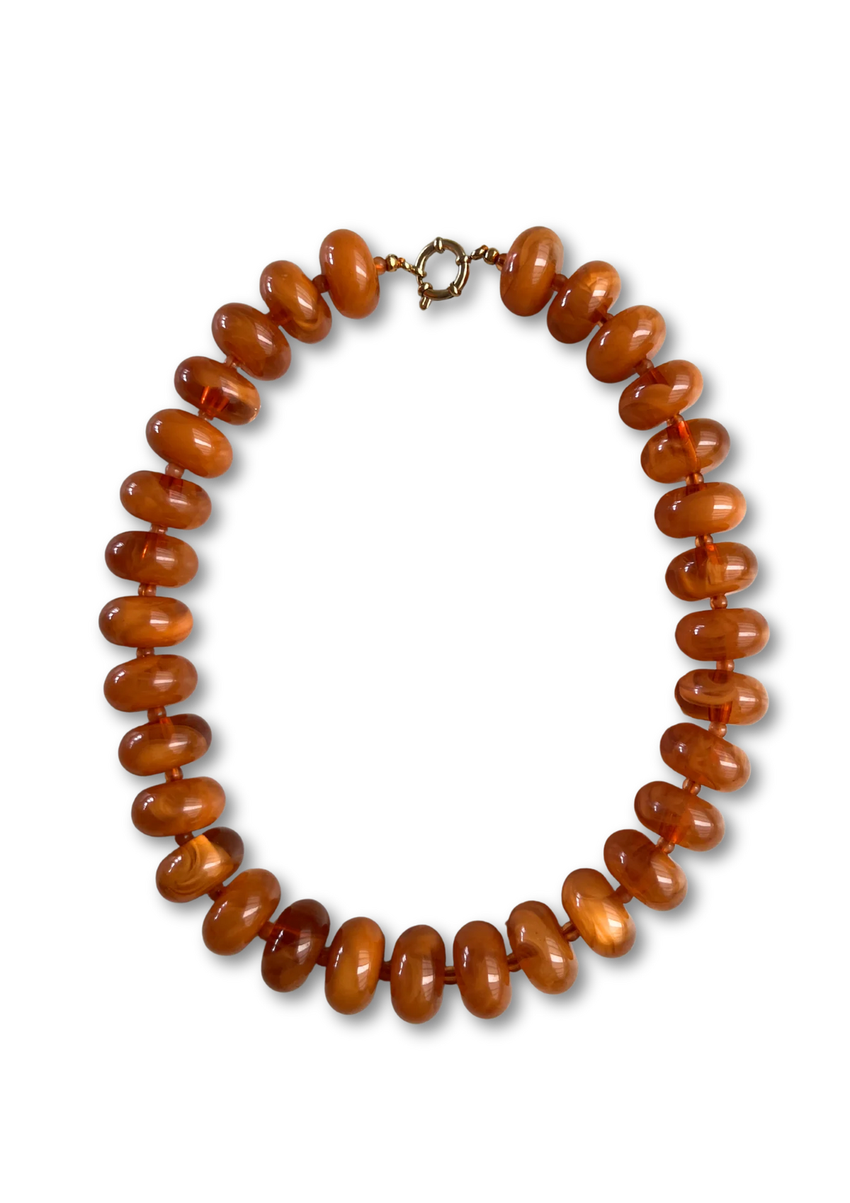 Chunky Bead Camel Necklace
