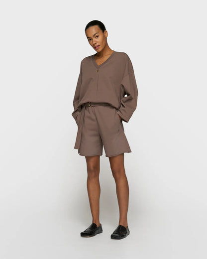 10DAYS Belted Shorts Fleece