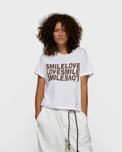 10DAYS Petit Smile Love T-Shirt White