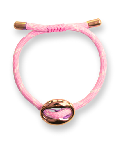 Bonnie Studios Bean Bracelet Pink Striped