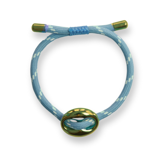 Bonnie Studios Bean Bracelet Denim Blue Striped