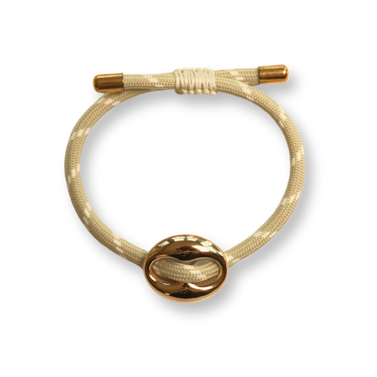 Bonnie Studios Bean Bracelet Cream Striped