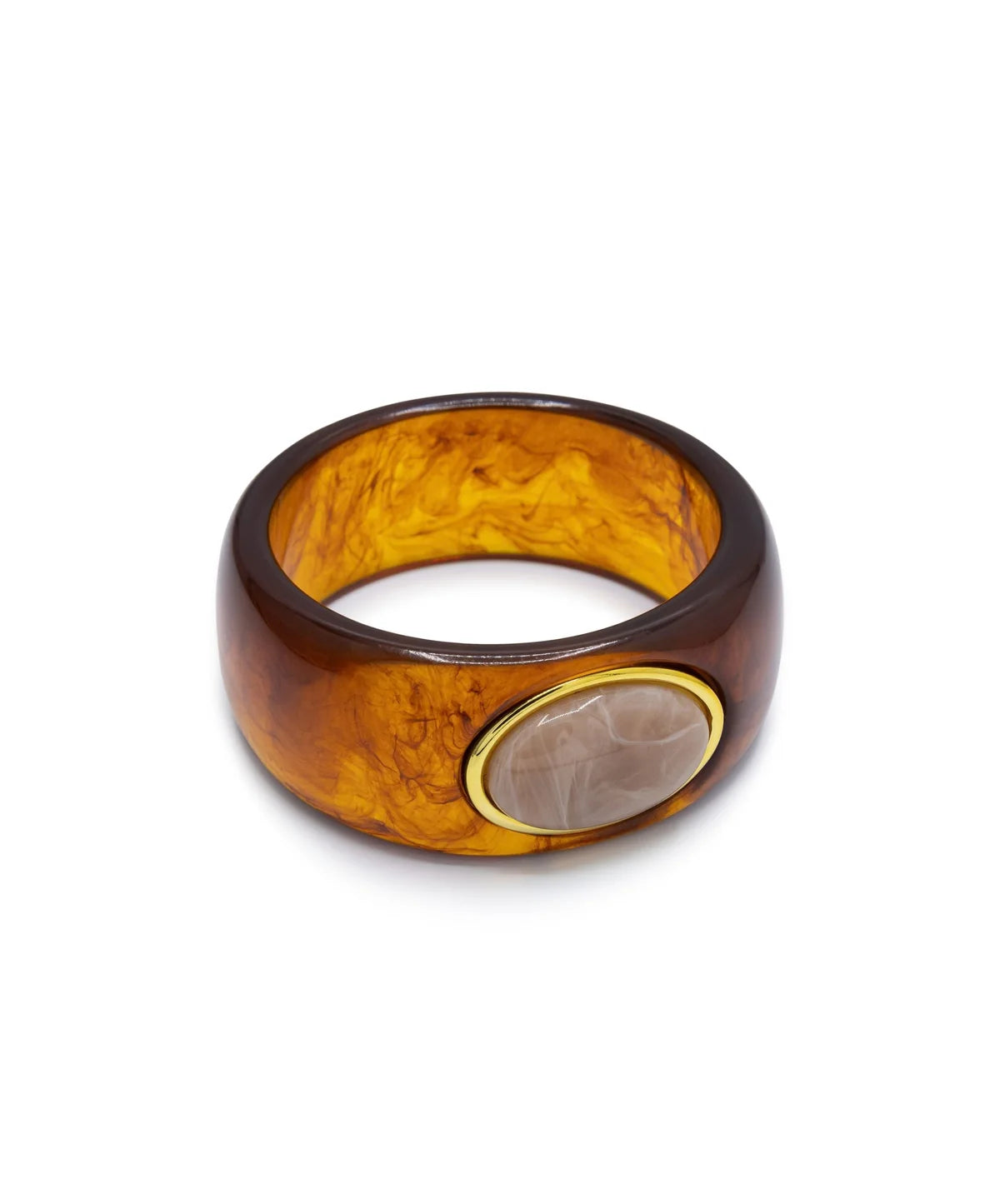 Le Veer Brown Stone Bangle