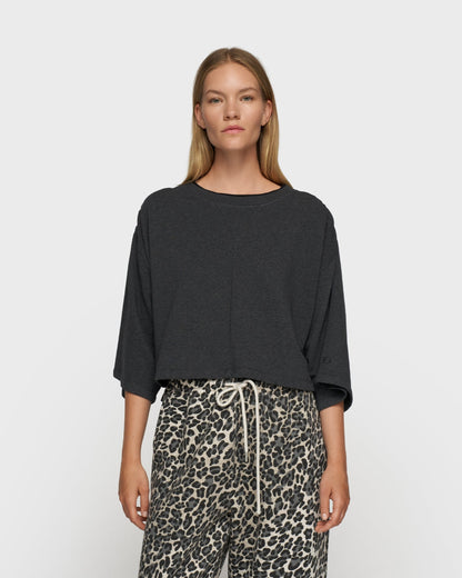 10DAYS Cropped Gathering Sweater Truien & Vesten