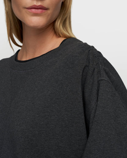 10DAYS Cropped Gathering Sweater Truien & Vesten