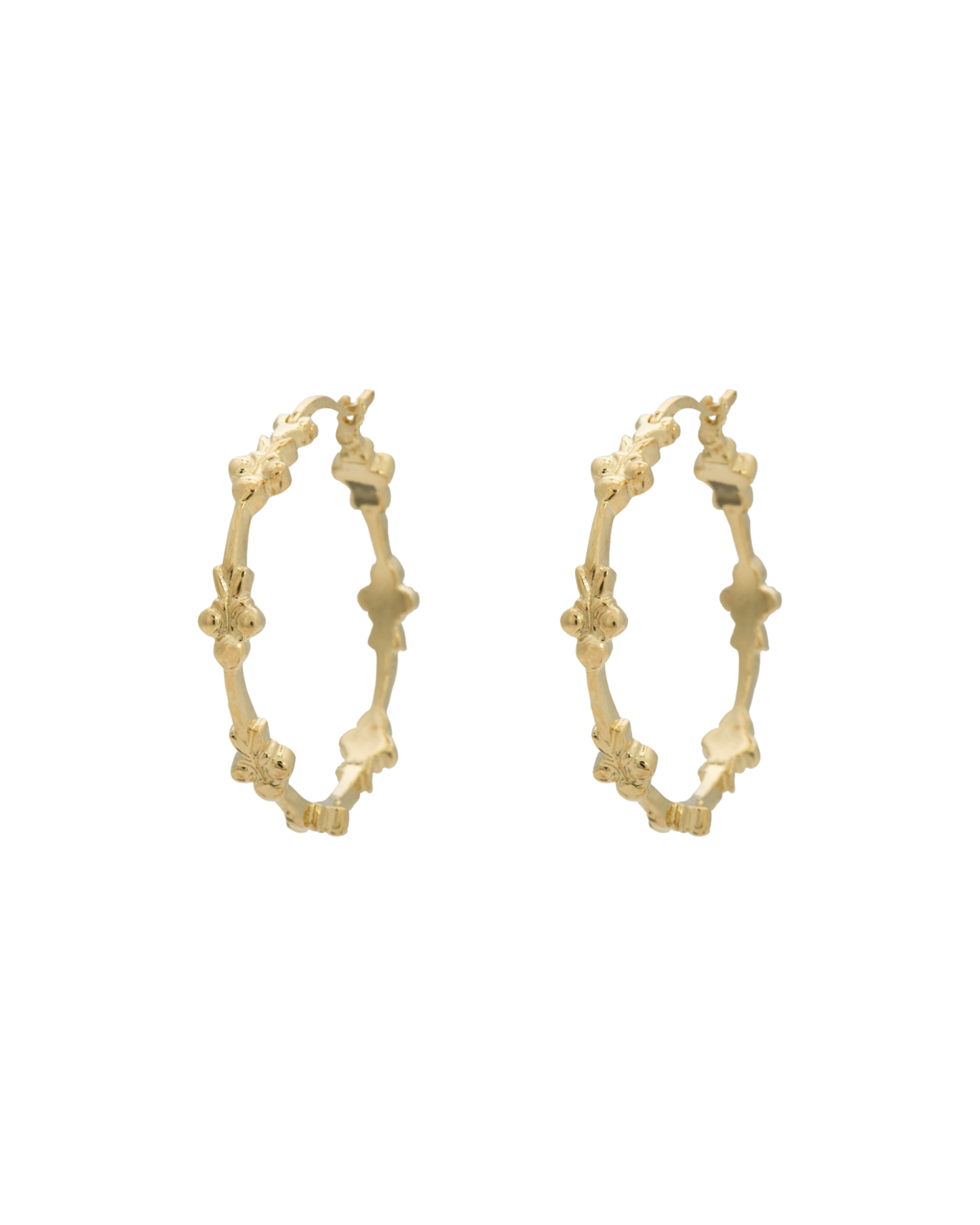 Anna + Nina Eden Hoop Oorbellen (2 stuks) Accessoires