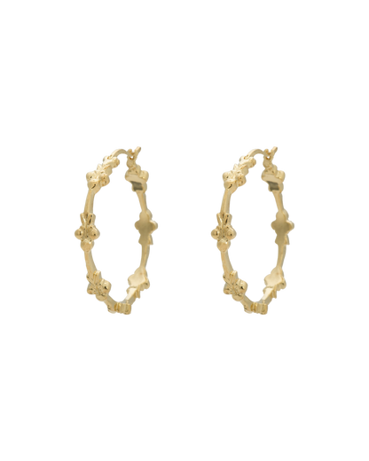 Anna + Nina Eden Hoop Oorbellen (2 stuks) Accessoires