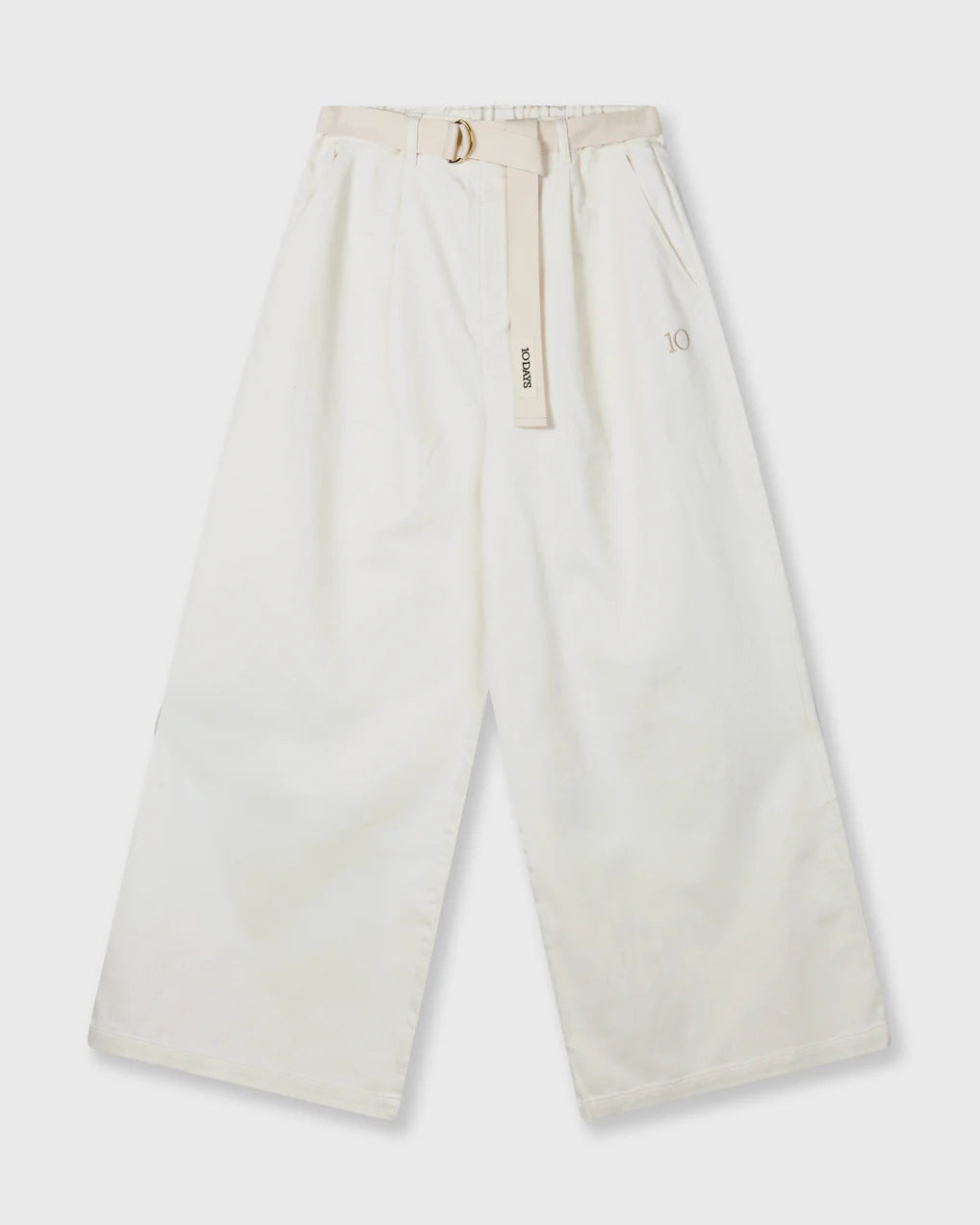 10DAYS Wide Jog Twill Pants Broeken