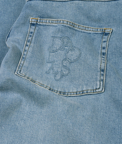 10DAYS Wide tapered denim pants