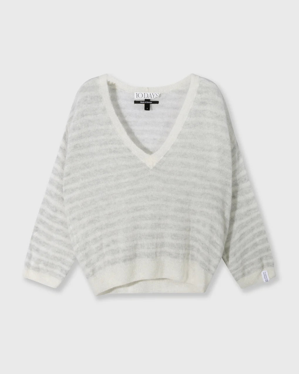 10DAYS V-neck Knit Sweater Truien & Vesten