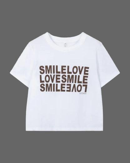 10DAYS Petit Smile Love T-Shirt