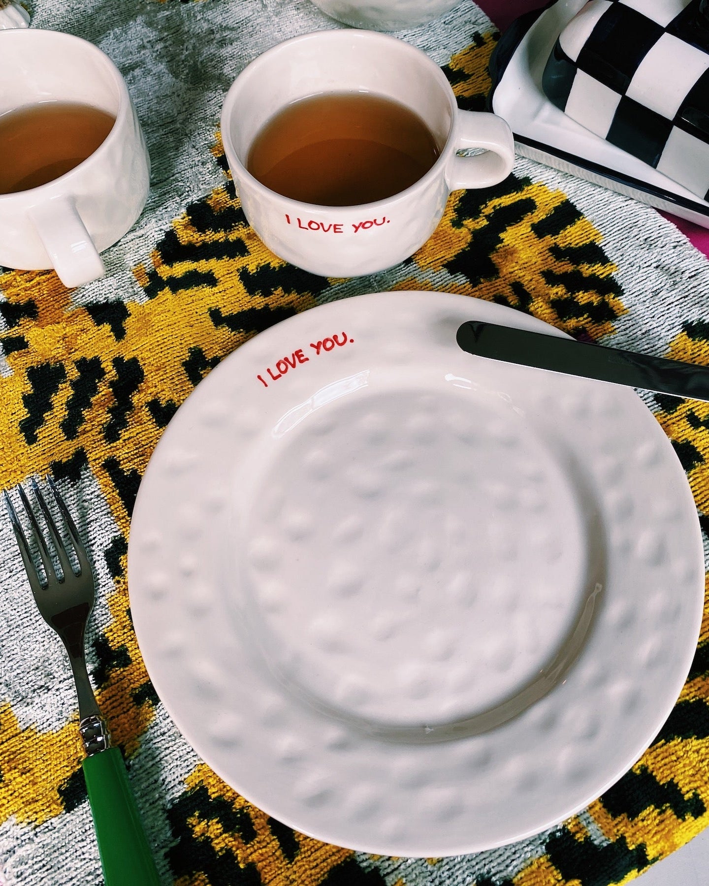 Anna + Nina I Love You Cappuccino Mok Accessoires