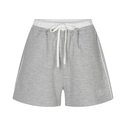 The Lola Club Kaya Shorts Light Grey Melange