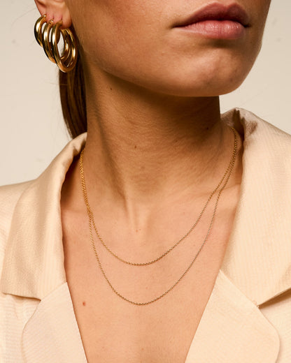 Anna + Nina Anchor Plain Necklace Accessoires