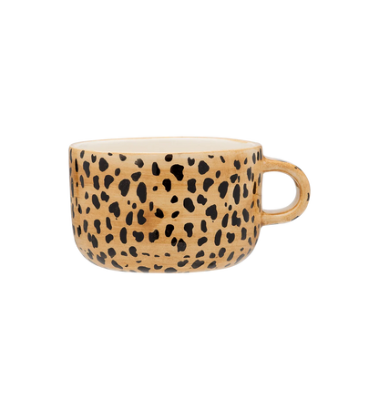 Anna + Nina Leopard Cappuccino Mug Accessoires