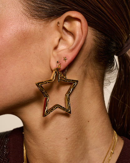 Anna + Nina Lonely Star Stud (1 stuk) Accessoires