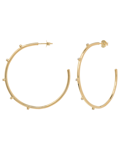 Anna + Nina Large Lumière Hoop Oorbellen (2 stuks) Accessoires