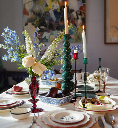 Anna + Nina Maroon Parfum Candle Holder Accessoires