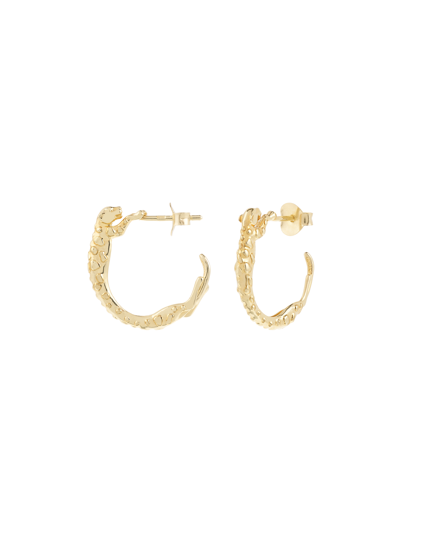 Anna + Nina Small Wild Arc Hoop Oorbellen (2 stuks) One Size Accessoires