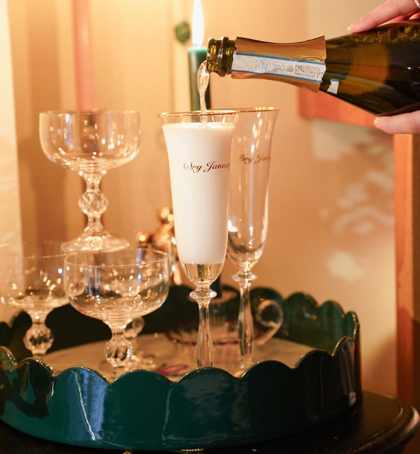 Anna + Nina Mistletoe Tray Accessoires