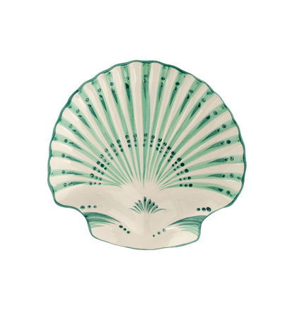 Anna + Nina Shell Verde Serveer Schaal
