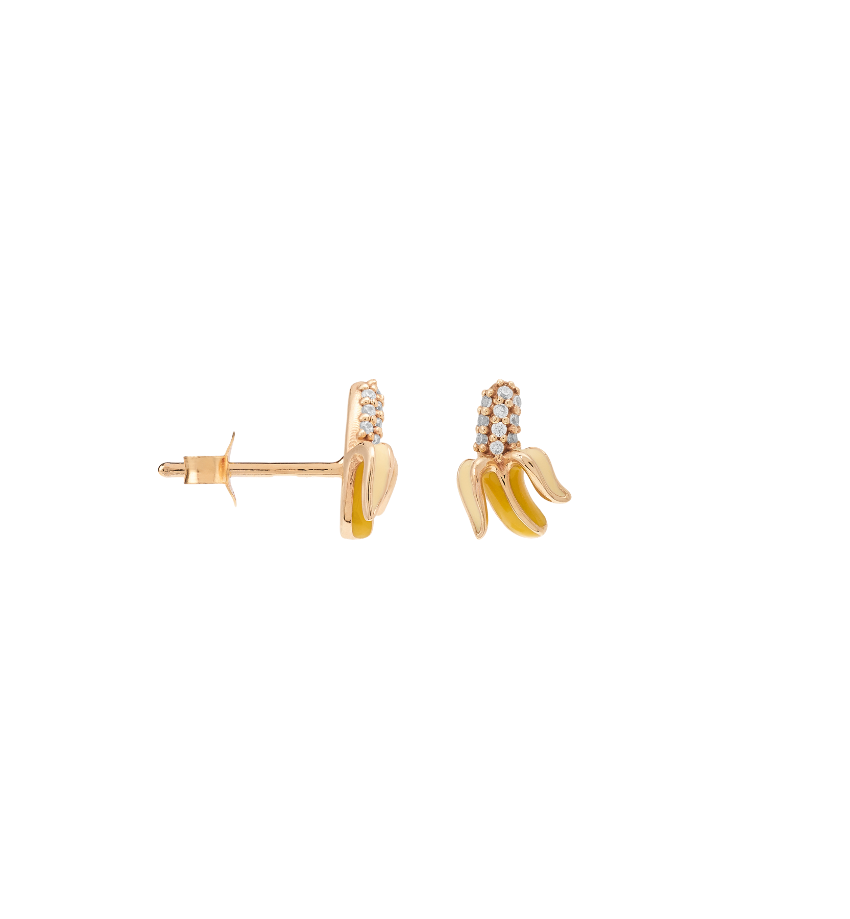 Anna + Nina Banana Stud (1 stuk)