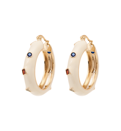 Anna + Nina Tutti Frutti Hoop Oorbellen (2 stuks) Accessoires