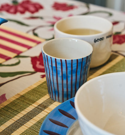 Anna + Nina Stripe Affair Coffee Cup Set of 2