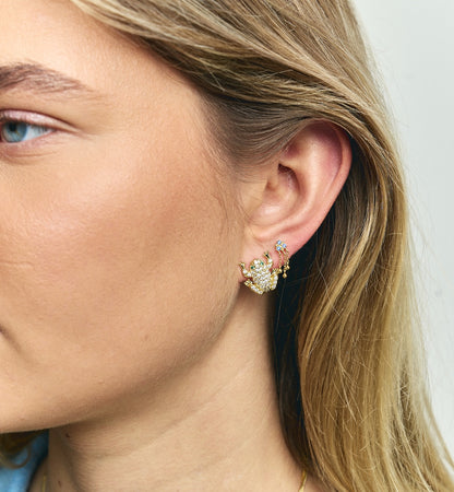 Anna + Nina Enchanted Froggies Studs (2 stuks)