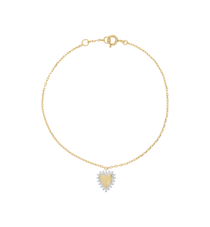 Anna + Nina Bravery Heart Bracelet