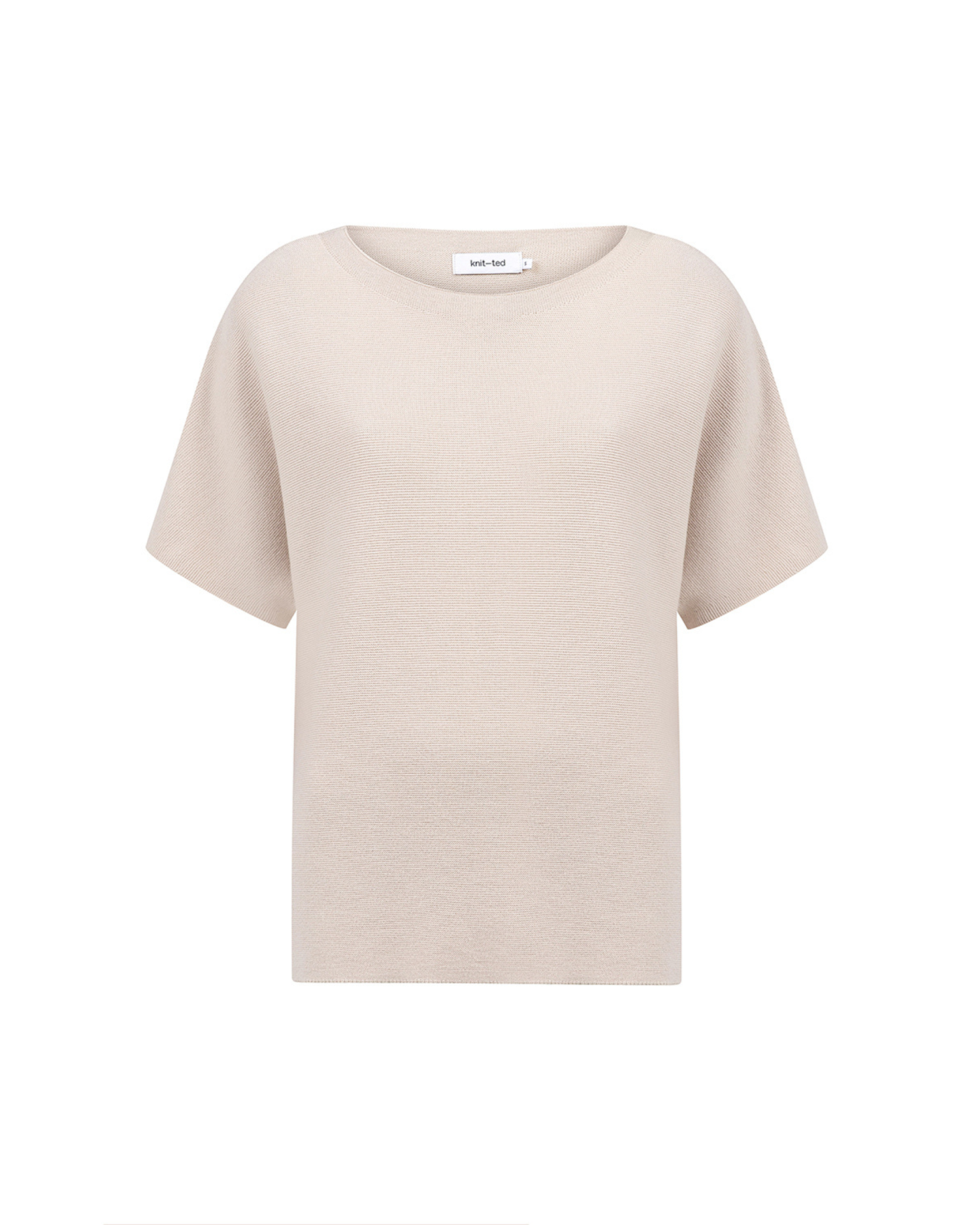 Knit-Ted Eva Top Creme Tops