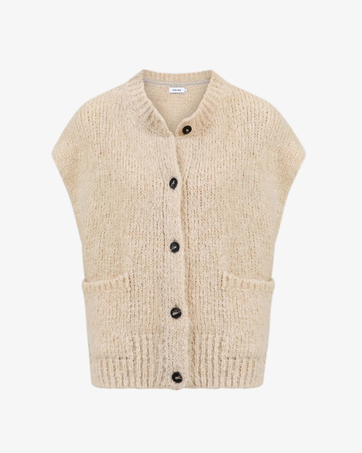 Knit-Ted Bessy Cardigan Sand