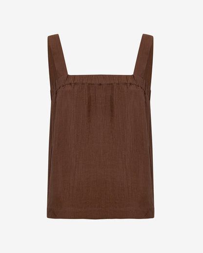 Knit-Ted Romy Top Mid Brown