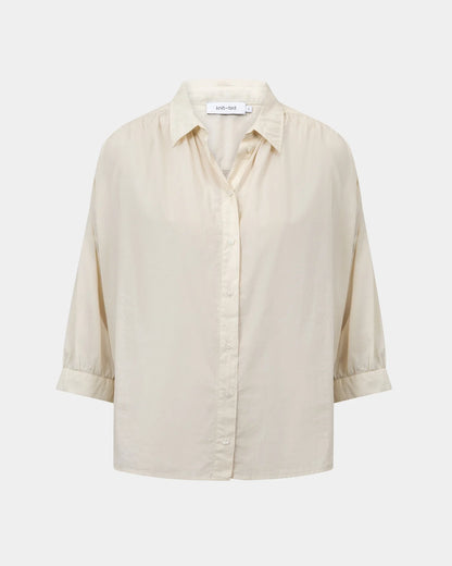 Knit-Ted Mook Blouse Ivory